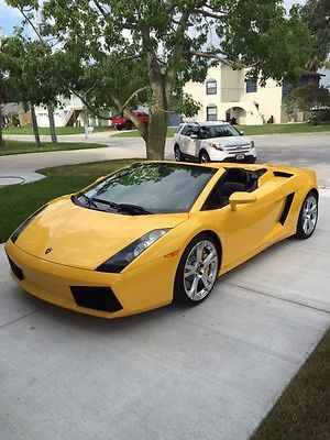 Lamborghini : Gallardo 520-4 Lamborghini Gallardo 5K Miles All The Options. Level 3 Service Complete! E-Gear