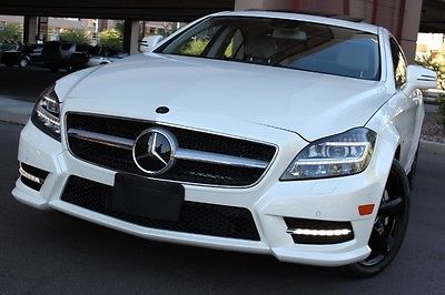 Mercedes-Benz : CLS-Class CLS550 2012 mercedes cls 550 sport premium pkg lots of options pearl white clean carfax
