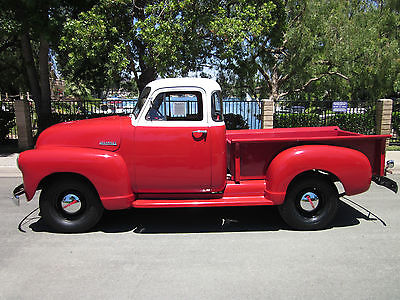 Chevrolet : Other Pickups deluxe cab 1952 chevy 3100 pickup deluxe 5 window cab all original restored