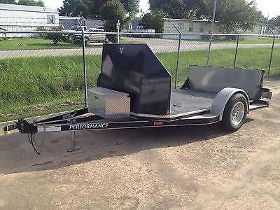 Performance brand motorcycle trailer w/tool box and spare tire
