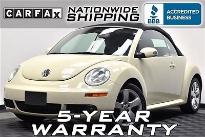 Volkswagen : Beetle-New 2.5i Loaded Low Miles Convertible 5 Year Warranty Nationwide Shipping Heated Leather