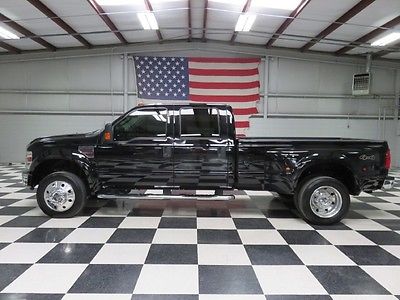 Ford : F-450 Lariat 4x4 Diesel Dually 1 owner crew cab 6.4 power stroke warranty financing leather chrome deleted nice