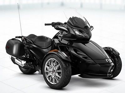 Can-Am : Spyder 2015 can am spyder st ltd metallic black semi auto 5 speed brand new in crate