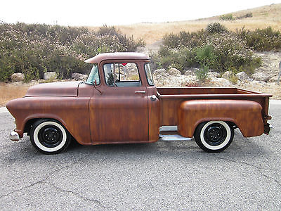 Chevrolet : Other Pickups Big Window 1956 chevy 3100 big window faux patina truck