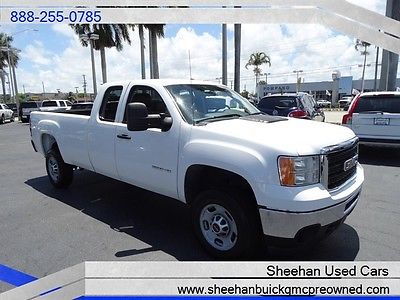 GMC : Sierra 2500 Work Truck Great One Owner Florida Driven 4 door! 2011 gmc sierra 2500 work truck extended cab white one owner tow power package