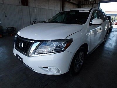 Nissan : Pathfinder SV 4WD 2013 nissan pathfinder sv 4 wd repairable salvage wrecked project save fixable