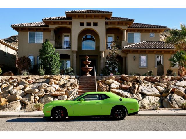 Dodge : Challenger Hellcat SRT 2015 dodge challenger srt hellcat 100 fully loaded sublime green mint