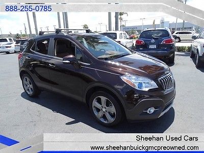 Buick : Encore One Owner - Spunky Fun Ecotec Turbo Florida SUV! 2014 buick encore low miles like new one owner leather power air ac rear camera