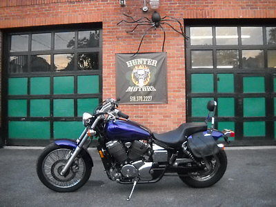 Honda : Shadow 2003 honda shadow spirit vt 750 custom purple flamed paint excellant condition