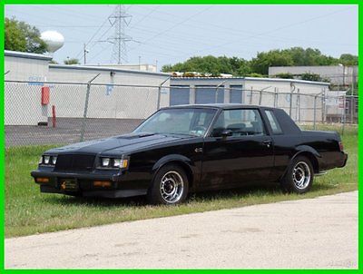 Buick : Grand National T-TOPS-ONLY 54,690 ORIGINAL MILES-SEE VIDEO 1987 grand national t tops only 54 690 original miles used turbo 3.8 l v 6 12 v au