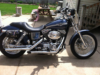 Harley-Davidson : Other 2003 harley davidson dyna low ride women s bike gun metal blue