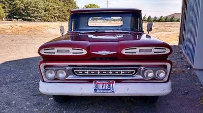 Chevrolet : C-10 APACHE 1961 chevy apache 10 pickup shop truck