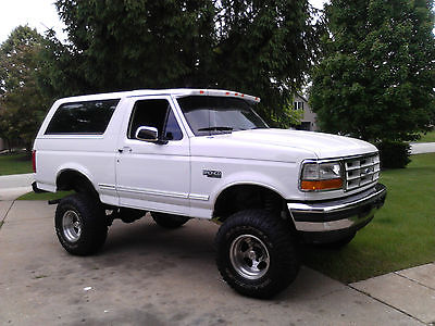 Ford : Bronco XLT Sport Utility 2-Door 1996 bronco xlt 351 5.8 v 8 engine 4 x 4 rust free alabama truck