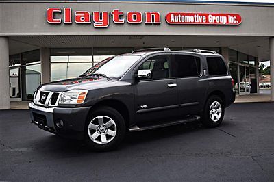 Nissan : Armada LE 4WD 2005 nissan armada le 5.6 l v 8 4 wd 1 owner leather 3 rd row new tires