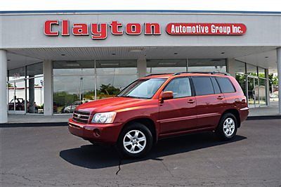 Toyota : Highlander 4dr V6 2003 toyota highlander fwd 3.0 l v 6 service new tires low miles