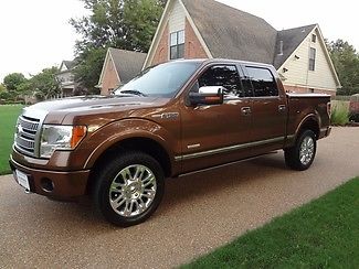 Ford : F-150 Platinum 4X4 ARKANSAS-OWNED, NONSMOKER, ECOBOOST 4X4, NAV, REAR CAM, SUNROOF, PERFECT CARFAX!