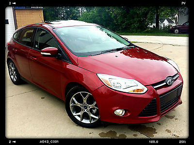 Ford : Focus SE Hatchback Fully Loaded  Free shipping/Flight only 214 Miles Naigation Leather heathed seatst Moonroof A1