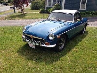 MG : MGB Roadster Original paint and interior, 34,000 miles and NO RUST MGB