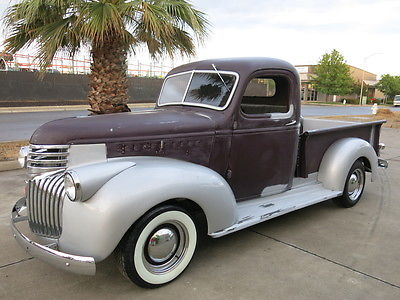 Chevrolet : Other Pickups 3100 1941 chevy truck 3100 pickup project low reserve rare 41 damaged rebuildable