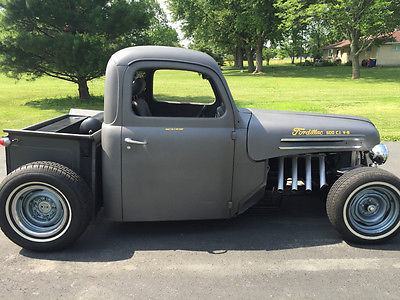 Ford : F-100 Ford F1  1948 ford f 1 v 8 2 door all steel pickup hot rod rat rod for sale price reduced