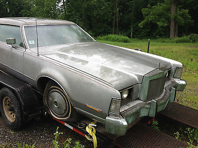 Lincoln : Mark Series Silver Edition 1973 lincoln continental mark iv 4 just removed from long term storage