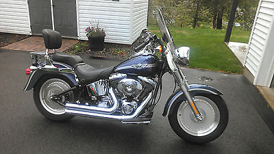 Harley-Davidson : Softail 2003 harley davidson fatboy excellent condition only 3800 miles
