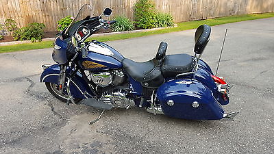 Indian : Chieftain 2014 chieftain springfield blue 3899 miles 1696 numbered edition 21 500