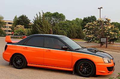 Subaru : WRX STI Custom Orange 2005 Subaru WRX STI  ##MUST SEE## Buy NOW before it's GONE!