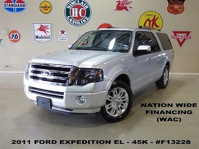 Ford : Expedition Limited SUNROOF,NAV,REAR DVD,HTD/COOL LTH,20'S,45K! 11 expedition el limited sunroof nav rear dvd htd cool lth 20 s 45 k we finance