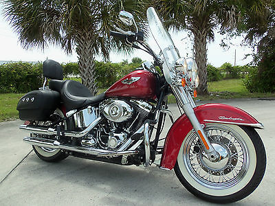 Harley-Davidson : Softail 2008 harley davidson softail deluxe 1 owner 5 860 miles upgrades like new