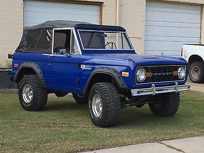 Ford : Bronco sport Restored 1972 Ford Bronco Sport 302 v8