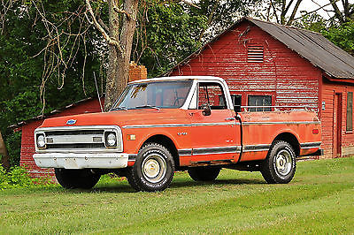 Chevrolet : C-10 CST 1970 c 10 patina shop truck rat rod sbc 283 hot rod cruiser real driver