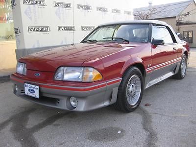 Ford : Mustang GT Convertible 1987 ford mustang gt convertible 2 door 5.0 l