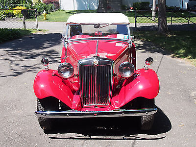 MG : T-Series MG-TD 1953, red, original, matching numbers,excellent condition