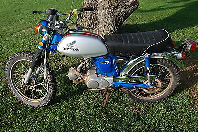 Honda : CB L@@K 1971 Honda CL 70 Barn Find Previously Used As A Pit Bike on Dirt Track