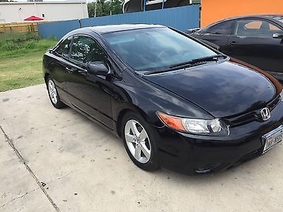 Honda : Civic EX Honda Civic EX Coupe 2007 Black sunroof alloy wheels FWD AC PW