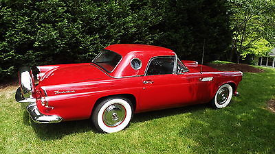 Ford : Thunderbird CONVERTIBLE 1956 ford thunderbird covertible with removable hardtop restored
