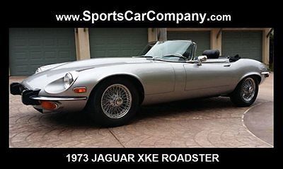 Jaguar : E-Type Roadster 1973 jaguar xke roadster silver low mile excellent example rare classic