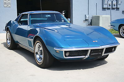 Chevrolet : Corvette True Florida Survivor 1968 corvette convertible florida survivor number matching 327 350 hp 4 speed a c