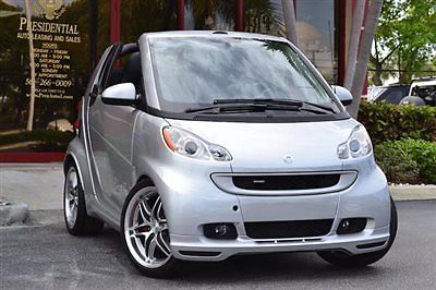 Smart : Fortwo 2dr Cabriolet Brabus 2009 smart fortwo brabus turbo navi 18 k miles clean carfax convertible