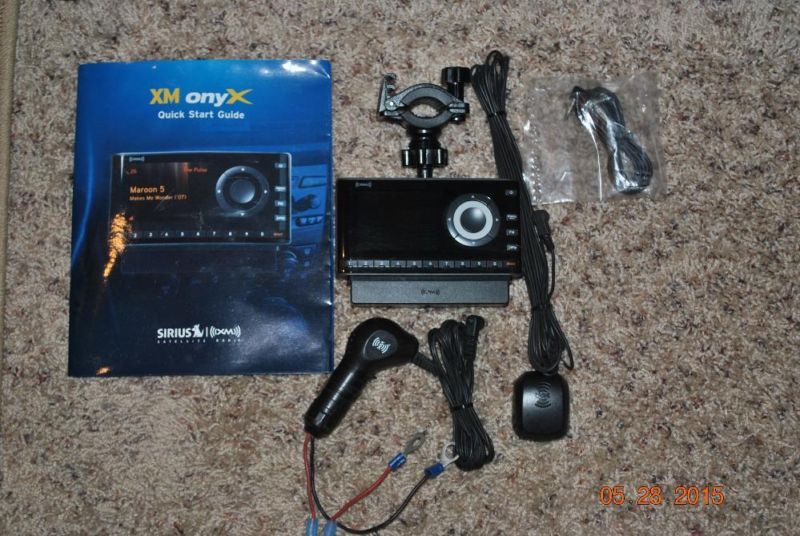 XM onyX Radio by Sirius for Motorcycle or Bike. Never used.