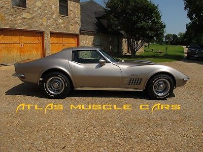 Chevrolet : Corvette tee tops 1970 corvette numbers matching 350 new paint new brakes factory ac
