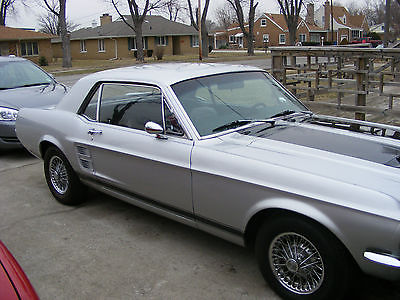 Ford : Mustang 2 door very nice done done V-8 Automatic,new paint,tires,brakes, rare real wire wheels