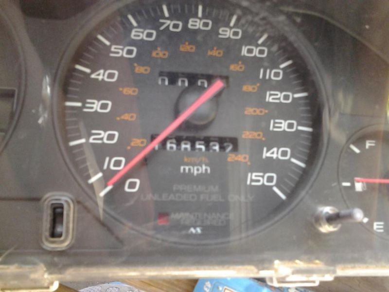 1997 Honda Prelude Gauge Odometer Cluster OEM, 0