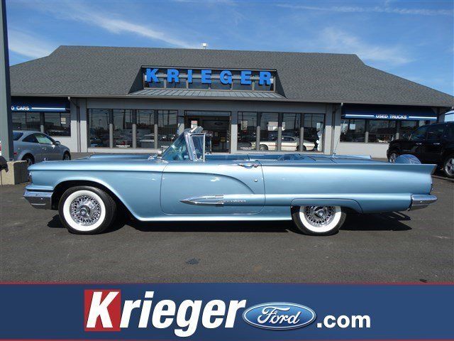 Ford : Thunderbird Used 1959 Ford Thunderbird Convertable A/C Power Windows, Seats, Top, Steering