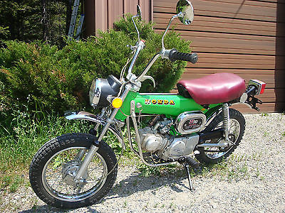 Honda : Other 1973 honda st 90 k 0 trailsport 90 st 90 mighty green low miles with title