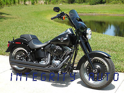 Harley-Davidson : Softail 2013 harley fat boy lo only 1000 miles flawless bike with extra s