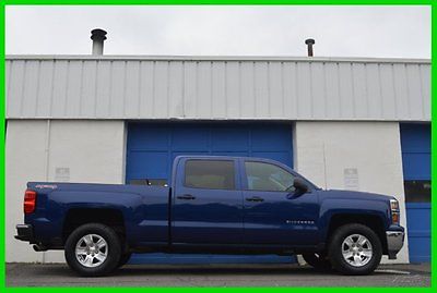 Chevrolet : Silverado 1500 LT Crew N0T Double Cab  4X4 4WD  Rear Cam OnStar + Repairable Rebuildable Salvage Lot Drives Great Project Builder Fixer Wrecked