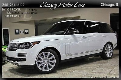Land Rover : Range Rover 4dr SUV 2015 land rover range rover supercharged lwb suv one owner climate comfort wow