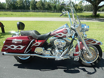 Harley-Davidson : Touring ROAD KING, CUSTOM PAINT, APES, CHROME WHEELS. LOADED, TRUE DUALS. SWEET RIDE,